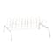 Household Essentials White 9-Pair Wire Shoe Rack